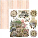 Ciao Bella Flower Shop Kivágóív készlet 6" (15 cm) Fussy Cut Pad (24 ív)