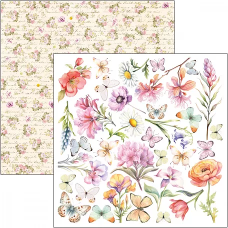 Ciao Bella Flower Shop Kivágóív készlet 6" (15 cm) Fussy Cut Pad (24 ív)