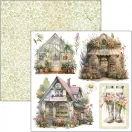 Ciao Bella Flower Shop Kivágóív készlet 6" (15 cm) Fussy Cut Pad (24 ív)