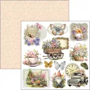 Ciao Bella Flower Shop Kivágóív készlet 6" (15 cm) Fussy Cut Pad (24 ív)