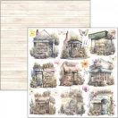 Ciao Bella Flower Shop Kivágóív készlet 6" (15 cm) Fussy Cut Pad (24 ív)