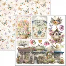 Ciao Bella Flower Shop Kivágóív készlet 6" (15 cm) Fussy Cut Pad (24 ív)