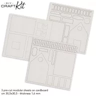   Ciao Bella Flower Shop Kreatív készlet 12" (30 cm) home sweet home DIY Craft Kit (1 csomag)