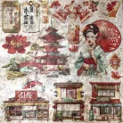 Ciao Bella Land of the Rising Sun Papírkészlet 6" (15 cm) Deluxe Paper Pearl (5 ív)