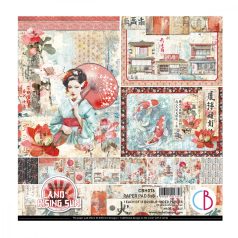   Ciao Bella Land of the Rising Sun Scrapbook papírkészlet 8" (20 cm) Paper Pad (12 ív)