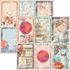 Ciao Bella Land of the Rising Sun Scrapbook papírkészlet 8" (20 cm) Paper Pad (12 ív)