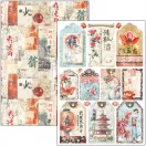 Ciao Bella Land of the Rising Sun Papírkészlet A4 Creative Pad (9 ív)