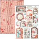 Ciao Bella Land of the Rising Sun Papírkészlet A4 Creative Pad (9 ív)