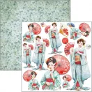 Ciao Bella Land of the Rising Sun Kivágóív készlet 6" (15 cm) Fussy Cut Pad (24 ív)