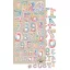 Alchemy of Art Kivágóív 6"X12" (15x30 cm) - Happy Time - Numbers - Double-sided paper (1 ív)