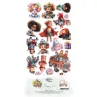 Alchemy of Art Kivágóív 6"x12" (15cm x 30 cm) - Happy Time -  - Extras to Cut Set (1 csomag)