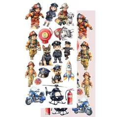   Alchemy of Art Kivágóív 6"x12" (15cm x 30 cm) - Happy Time -  - Extras to Cut Set (1 csomag)