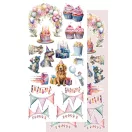 Alchemy of Art Kivágóív 6"x12" (15cm x 30 cm) - Happy Time - Extras to Cut Set (1 csomag)