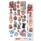 Alchemy of Art Kivágóív 6"x12" (15cm x 30 cm) - Happy Time - Extras to Cut Set (1 csomag)