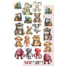Alchemy of Art Kivágóív 6"x12" (15cm x 30 cm) - Happy Time - Extras to Cut Set (1 csomag)