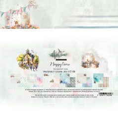   Alchemy of Art Papírkészlet 8" (20 cm) - Happy Time - Paper Collection Set (12 lap)