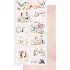   Alchemy of Art Kivágóív 6"X12" (15x30 cm) - Whispers of the Mountains -  - Double-sided paper (1 ív)