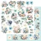 Alchemy of Art Kivágóív 12" (30 cm) - Underwater World - Flowers - Art Alchemy Double-sided paper (1 ív)