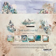   Alchemy of Art Papírkészlet 8" (20 cm) - Underwater World - Paper Collection Set (12 lap)