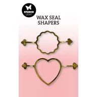   Studio Light Viaszpecsét formázó Scallop & Heart Wax Seal Shapers (2 db)