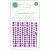 Craft Consortium Purple Öntapadós díszítőelem készlet Adhesive Dew Drops (1 csomag)