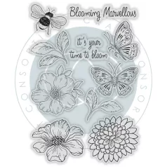   Craft Consortium Spring Gardens Szilikonbélyegző Clear Stamps (1 csomag)
