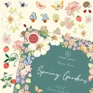   Craft Consortium Spring Gardens Scrapbook Papírkészlet 12" (30 cm) Paper Pad (30 lap)