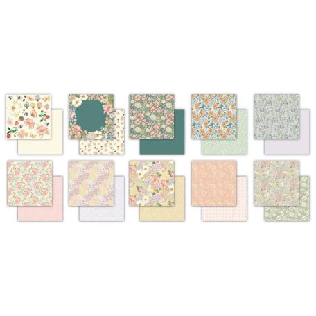 Craft Consortium Spring Gardens Papírkészlet 6" (15 cm) Paper Pad (40 lap)