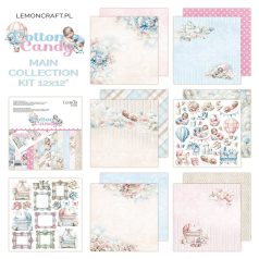   LemonCraft Scrapbook papírkészlet 12" (30 cm) - Cotton Candy - Scrapbooking Paper Pad (1 csomag)