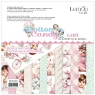 LemonCraft Papírkészlet / Kivágóív 8" (20 cm) - Cotton Candy Girl - Scrapbooking Paper Pad (1 csomag)