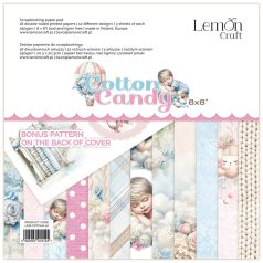   LemonCraft Scrapbook papírkészlet 8" (20 cm) - Cotton Candy - Scrapbooking Paper Pad (1 csomag)