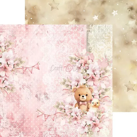 Craft O'Clock Scrapbook papírkészlet 8" (20 cm) Girl & Curl Mix Paper Set (24 ív)