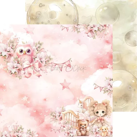 Craft O'Clock Scrapbook papírkészlet 8" (20 cm) Girl & Curl Mix Paper Set (24 ív)