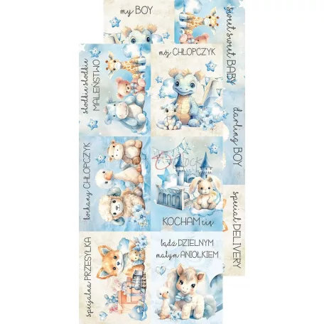 Craft O'Clock Kivágóív Boy & Toy Mix Extras to Cut Set (18 ív)