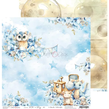 Craft O'Clock Scrapbook papírkészlet 12" (30 cm) Boy & Toy Paper Collection Set (6 ív)