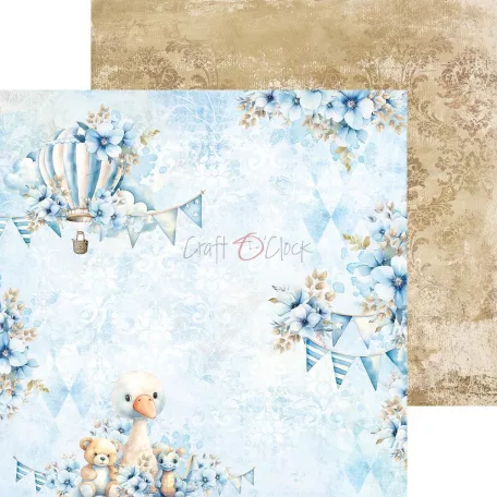 Craft O'Clock Scrapbook papírkészlet 8" (20 cm) Boy & Toy Mix Paper Set (24 ív)