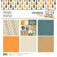   Simple Stories Father's Day Scrapbook papírkészlet Collection Kit 12" (30 cm) 1 csomag
