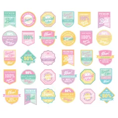   Simple Stories Crafty Things Kivágatok Patches Bits & Pieces 1 csomag