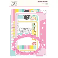   Simple Stories Crafty Things Chipboard Chipboard Frames 1 csomag