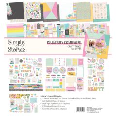   Simple Stories Crafty Things Scrapbook papírkészlet Collector's Essential Kit 12" (30 cm) 1 csomag