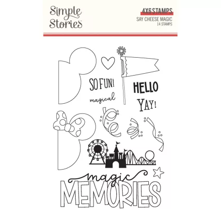 Simple Stories Say Cheese Magic Szilikonbélyegző Clear Stamps 1 csomag