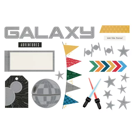 Simple Stories Say Cheese Galaxy Kivágatok Simple Pages Pieces 1 csomag