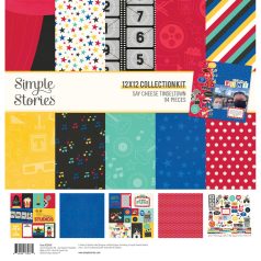   Simple Stories Say Cheese Tinseltown Scrapbook papírkészlet Collection Kit 12" (30 cm) 1 csomag
