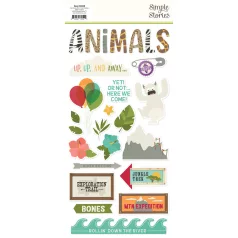 Simple Stories Say Cheese Wild Matrica Foam Stickers 2 ív