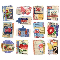   Simple Stories Simple Vintage Linen Market Kivágatok Layered Bits & Pieces 1 csomag