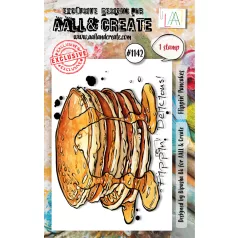   AALL & CREATE Szilikonbélyegző A7 - Flippin' Pancakes - Stamp Set (1 db)