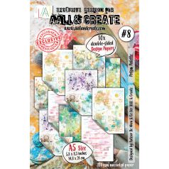   AALL & CREATE Design Paper Kreatív karton Prism Palette A5 10 lap
