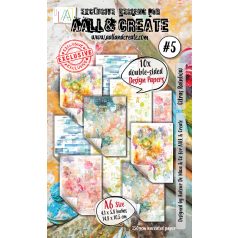   AALL & CREATE Design Paper Kreatív karton Citrus Rainbow A6 10 lap