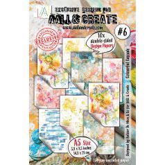   AALL & CREATE Design Paper Kreatív karton Colourful Cascade A5 10 lap