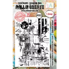   AALL & CREATE Szilikonbélyegző A7 - Spherical Textual - Stamp Set (1 db)